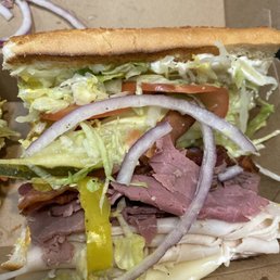 Turkey, avocado, and bacon and I added roast beef! It was fantastic! Turkey, avocado, and bacon and I added roast beef! It was fantastic!