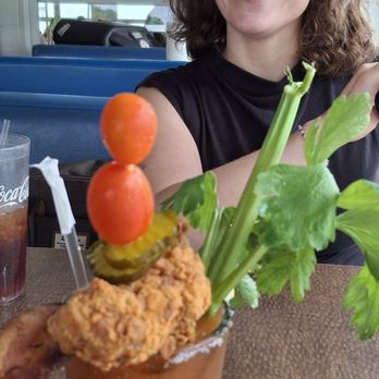 Flock Shop - Best darned Bloody Mary...period. it was the only chicken I had here today. - American Near Me - Spartanburg, South Carolina