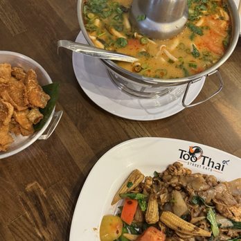 Too Thai - tom yum soup, pad kee mow - Pan Asian Near Me - Frisco, Texas