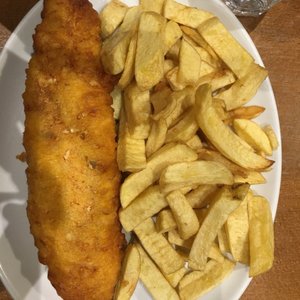Photo of Happy Days - London, United Kingdom. Large cod with chips
