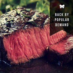 Piccolo Italian Bistro - Back by popular demand 11oz juicy and succulent steak