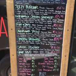 Sullys of Muskoka Gourmet - Menu as of today