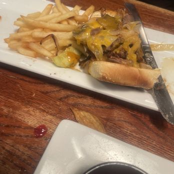 Walldorff Brew Pub & Bistro - North Jefferson steak was with a stout based au jus - Pubs Near Me - Hastings, Michigan Walldorff Brew Pub & Bistro - North Jefferson steak was with a stout based au jus - Pubs Near Me - Hastings, Michigan