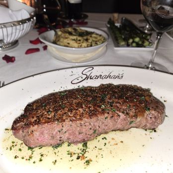 Shanahan's Steakhouse - NY strip, mashed potatoes and asparagus - Steakhouses Near Me - Denver, Colorado Shanahan's Steakhouse - NY strip, mashed potatoes and asparagus - Steakhouses Near Me - Denver, Colorado