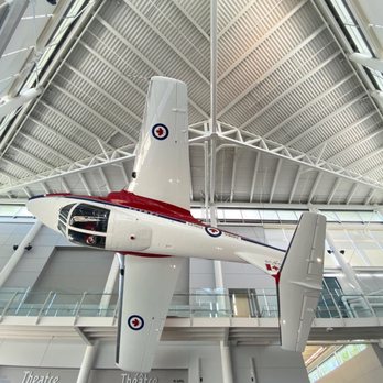 Canada Aviation and Space Museum - Canada Aviation and Space Museum - look up above, a Snowbird - Museums Near Me - Ottawa, Ontario