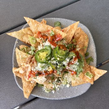 The Mayor - Thai Chicken Nachos - Asian Fusion Near Me - Birmingham, Alabama