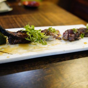Sushi King - Weekend special Lamb Sushi from culinary Chef Won !  Instagram @sushiking707 - Sushi Bars Near Me - Fairfield, California
