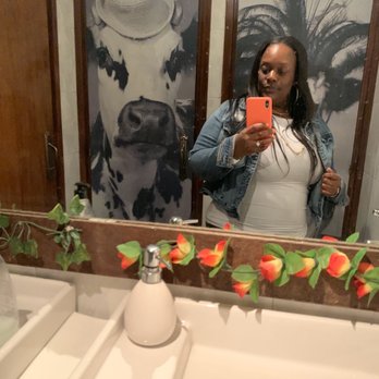 The Venue Steakhouse - Cute and clean bathroom. I didn't notice the cow until just now. Lol. - Steakhouses Near Me - Barcelona, B The Venue Steakhouse - Cute and clean bathroom. I didn't notice the cow until just now. Lol. - Steakhouses Near Me - Barcelona, B