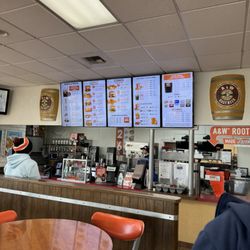 A&W Restaurant - Menu march 2024