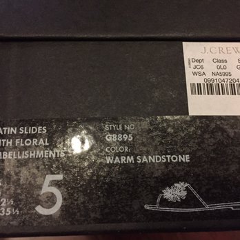 J.Crew - Satin slides with Floral Embellishments -size 5 - Men's Clothing Near Me - Atlanta, Georgia