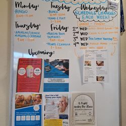 Mahany Fitness Center  - FAB 50+ Club weekly schedule