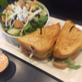 Dunwellz - Chicken on Texas toast with a create your own salad - Burgers Near Me - Mint Hill, North Carolina