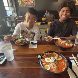 Spicy tuna rice bowl, Premium Ichi ramen, Premium Ni ramen with bamboo & soy garlic! Spicy tuna rice bowl, Premium Ichi ramen, Premium Ni ramen with bamboo & soy garlic!