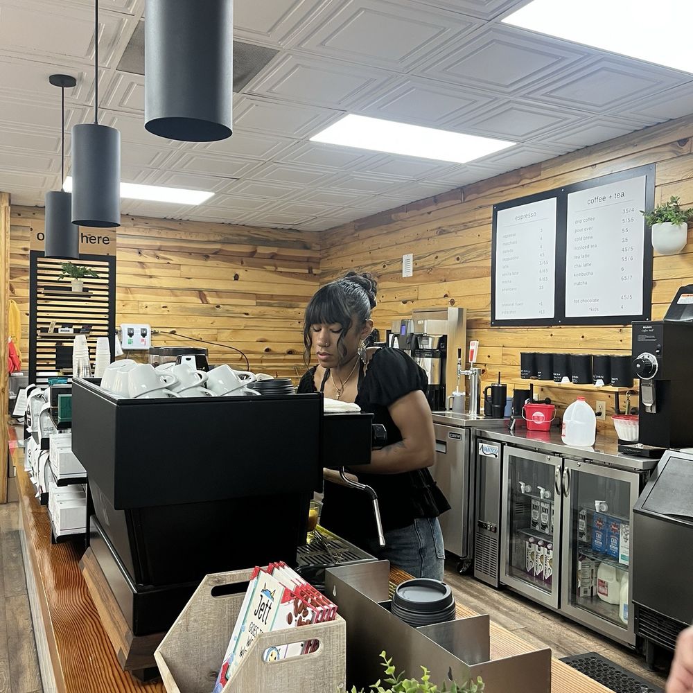 Kiln Coffee Bar - Barista making our drinks - Coffee & Tea Near Me - Grand Junction, Colorado Kiln Coffee Bar - Barista making our drinks - Coffee & Tea Near Me - Grand Junction, Colorado