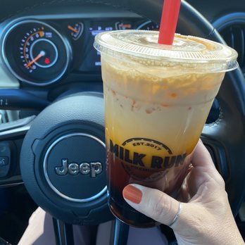 Milk Run - Thai Milk Tea - 25% sweetness level. Perfect! - Coffee & Tea Near Me - Phoenix, Arizona