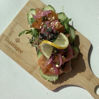 Toastique - Smoked Salmon toast - Juice Bars & Smoothies Near Me - Washington, DC, District of Columbia