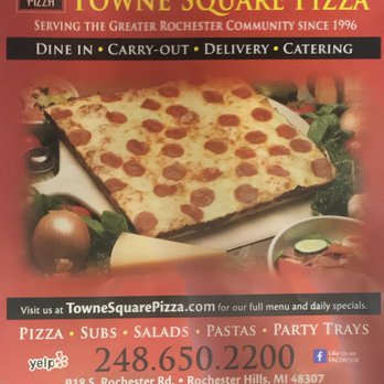 Granchi's Town Square Pizza - Menu Page 1 of 2 - Pizza Near Me - Rochester Hills, Michigan Granchi's Town Square Pizza - Menu Page 1 of 2 - Pizza Near Me - Rochester Hills, Michigan