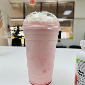 Good Vibes Nutrition - a pink smoothie with whipped cream - Juice Bars & Smoothies Near Me - Pittsboro, North Carolina Good Vibes Nutrition - a pink smoothie with whipped cream - Juice Bars & Smoothies Near Me - Pittsboro, North Carolina