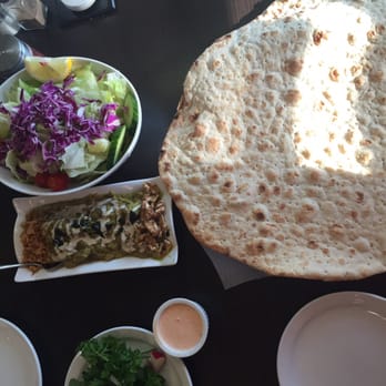 Shater Abbas Restaurant - Green Salad, fresh bread and kashke bademjan - Persian/Iranian Near Me - Vaughan, Ontario Shater Abbas Restaurant - Green Salad, fresh bread and kashke bademjan - Persian/Iranian Near Me - Vaughan, Ontario