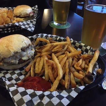 Frank's Lounge - Blueberry Pork Burger. And 1/2 priced on Mondays! - Lounges Near Me - Fargo, North Dakota