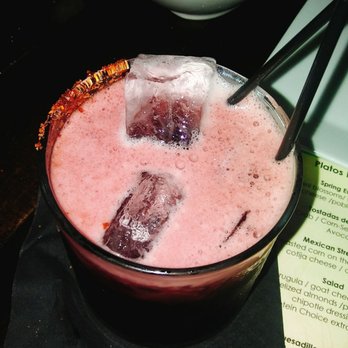 La Diagonal - Drinks and Guacamole in the back being devoured - Bars Near Me - New York, New York