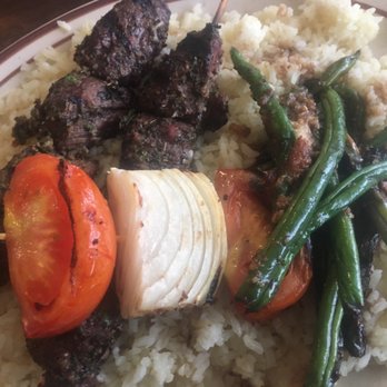 White House Grill - Lamb kabobs (too much oregano) - Mediterranean Near Me - Post Falls, Idaho White House Grill - Lamb kabobs (too much oregano) - Mediterranean Near Me - Post Falls, Idaho