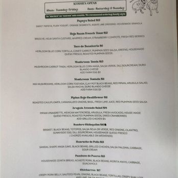 CasaEma - Menu - Mexican Near Me - Houston, Texas
