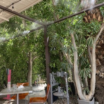 Cheeky's - Outdoor seating with misters and social distanced - Breakfast & Brunch Near Me - Palm Springs, California