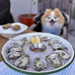 HH Oysters w/ rosé mignonette & lemon ($3 each)