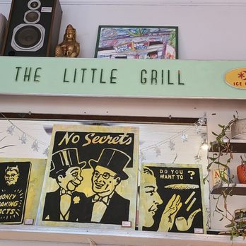 The Little Grill - the sign above the counter - Vegetarian Near Me - Harrisonburg, Virginia