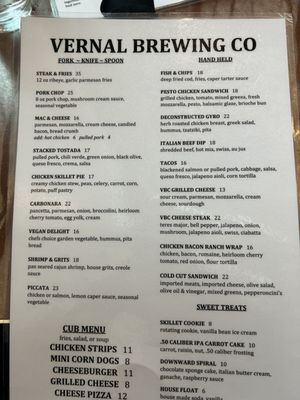 Menu photo 2 Vernal Brewing Company Vernal, UT
