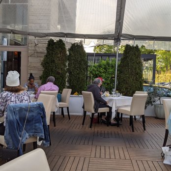 Limani - Outdoor dining, make a reservation for the restaurant and then ask for outdoor accomodations if possible. Not promised but they would try. - Greek Near Me - Roslyn, New York
