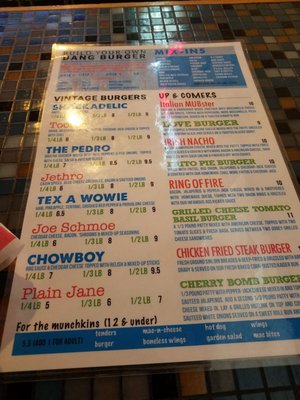 Menu photo 6 Mixed Up Burgers Grand Prairie, TX