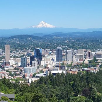 Pittock Mansion - Mt. Hood behind City - Museums Near Me - Portland, Oregon