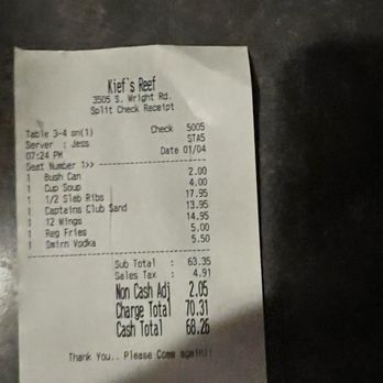 Kief's Reef - Pizza Near Me - McHenry, Illinois