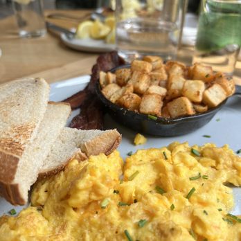 Magnolia Table - Farm Breakfast. Perfectly cooked. Just the right amount! - Breakfast & Brunch Near Me - Waco, Texas