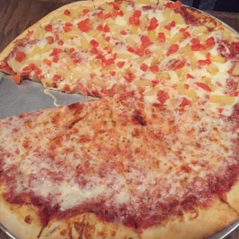 Surfside Pizza - Large Half cheese and half pineapple and tomatoes. Great Pizza! - Pizza Near Me - Morro Bay, California Surfside Pizza - Large Half cheese and half pineapple and tomatoes. Great Pizza! - Pizza Near Me - Morro Bay, California