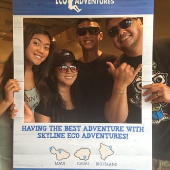 Skyline Hawaii - My Ohana after the 8 line zip - Tours Near Me - Kula, Hawaii Skyline Hawaii - My Ohana after the 8 line zip - Tours Near Me - Kula, Hawaii