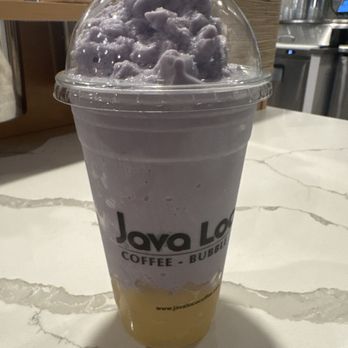 Java Loco - Graham Park Plaza - Large Taro Smoothie 70% sweet with lychee jelly - Coffee & Tea Near Me - Mosby, Virginia