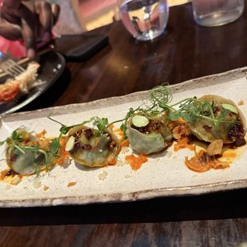 Sexy Fish Miami - Edamame gyoza - Seafood Near Me - Miami, Florida Sexy Fish Miami - Edamame gyoza - Seafood Near Me - Miami, Florida