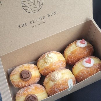 The Flour Box - Chocolate orange (2), tiramisu, honey lavendar, strawberry cream (2) - Bakeries Near Me - Seattle, Washington The Flour Box - Chocolate orange (2), tiramisu, honey lavendar, strawberry cream (2) - Bakeries Near Me - Seattle, Washington