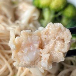 Good Catch Cafe - Cross-section of my shrimp wonton