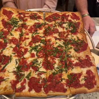 Thick And Thin Pizza - Grandma's Pizza. So good. The crust was light & airy. Prefect crisp. - Pizza Near Me - Deerfield Beach, Florida