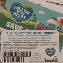 Green Acres Health Foods - Coupon redemption instructions
