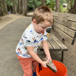 Rainbow Trout Farm - Holding our first fish