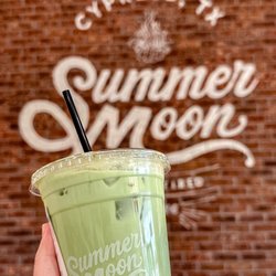 Summer Moon Coffee - Iced matcha moon latte
