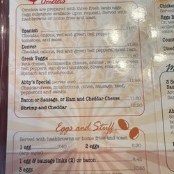 Abby's Legendary Pizza - Menu