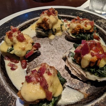Dantanna's - Fried oyster Rockefeller $14, 3.5 stars. Greasy, rich, a good crunch. The cream w the spinach was sweet, threw me off. Tue dinner 2019-11-19 - Sports Bars Near Me - Atlanta, Georgia Dantanna's - Fried oyster Rockefeller $14, 3.5 stars. Greasy, rich, a good crunch. The cream w the spinach was sweet, threw me off. Tue dinner 2019-11-19 - Sports Bars Near Me - Atlanta, Georgia