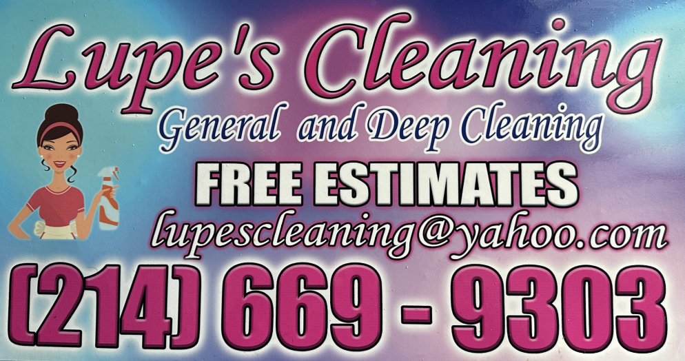 LUPE’S CLEANING SERVICES Request a Quote Lewisville, Texas Home