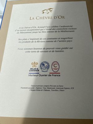 Menu photo 2 La Chèvre d'Or Èze, 06
